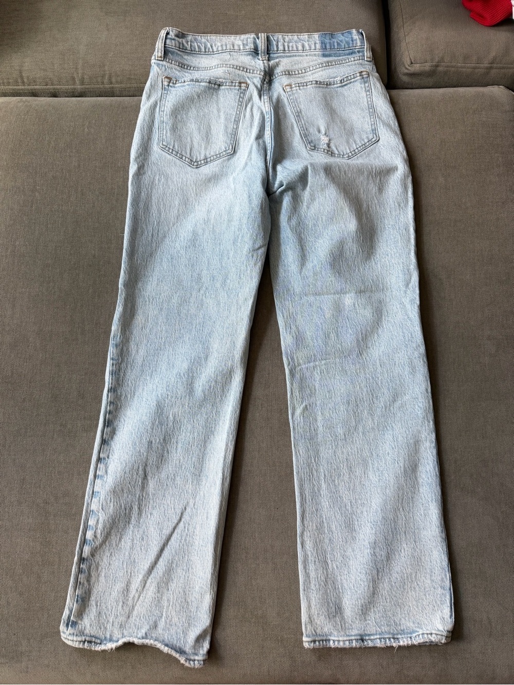 Abercrombie & Fitch The 90s Baggy Jean Low Rise Light Wash 28 - Picture 4 of 5